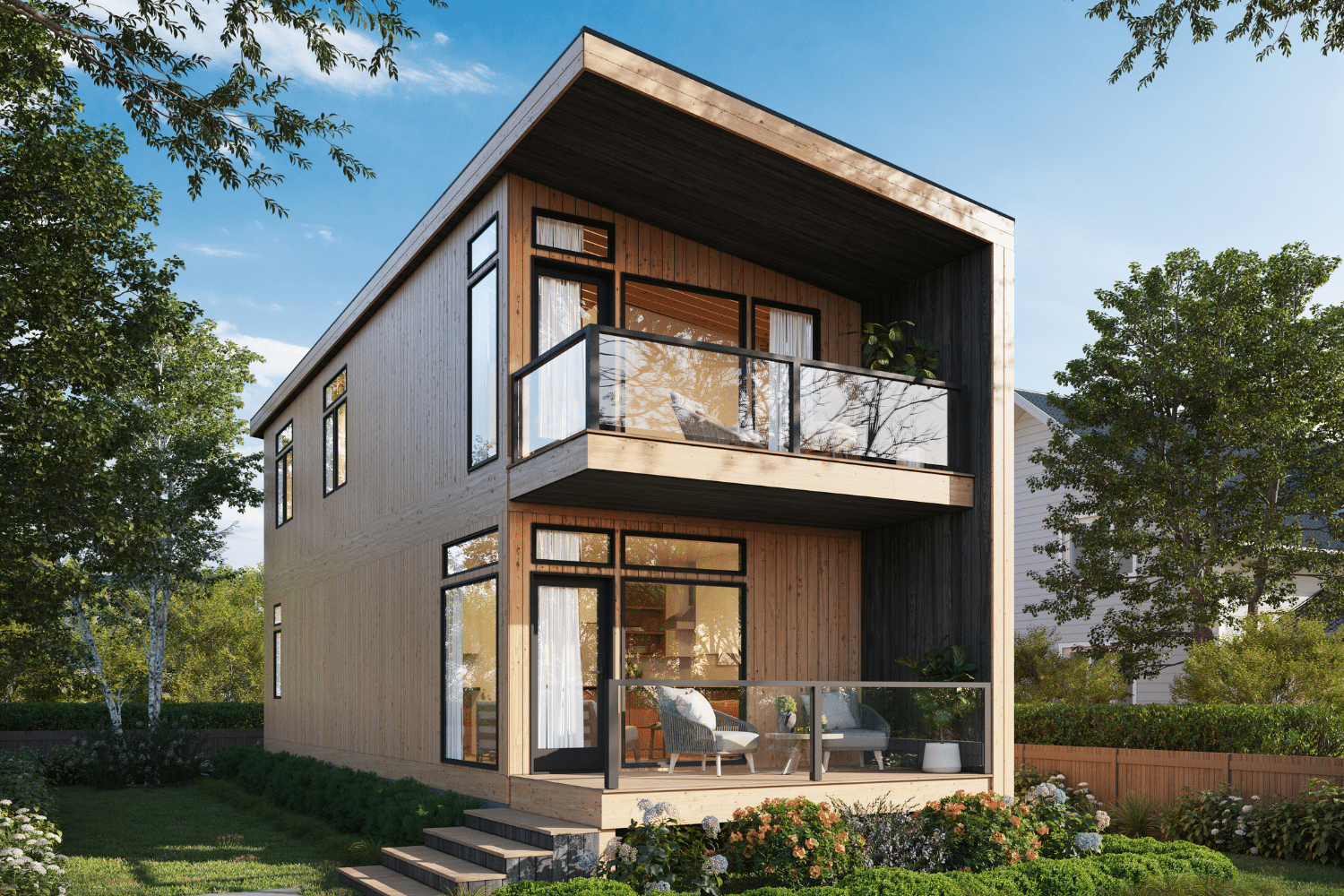 The Walden Stack a Modular Home by Zook Cabins | ModelTown